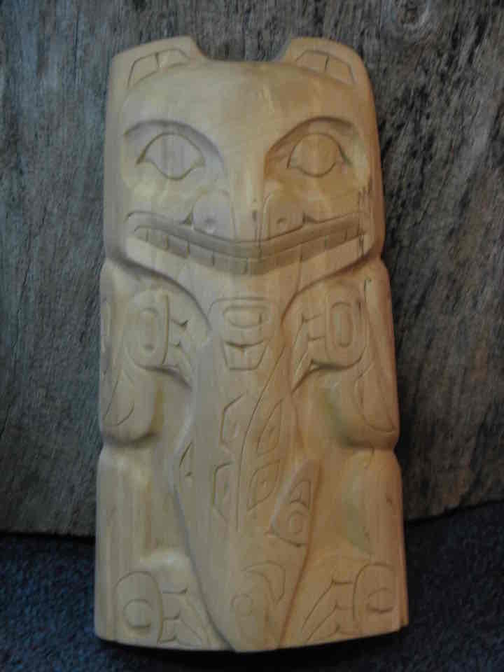 Bears, Totem Pole, Alaskan Art, woodcarving,