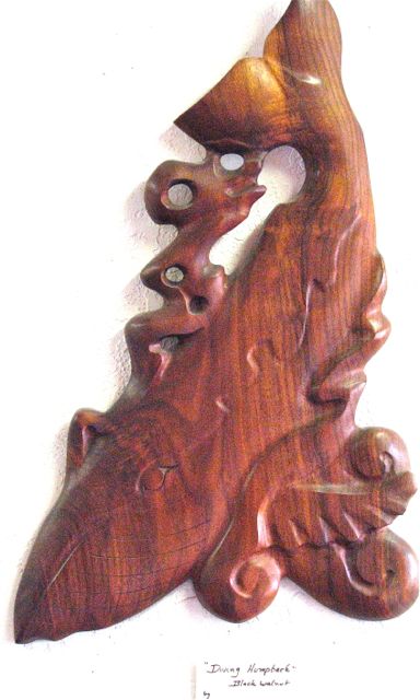 Alaskan Art, wood carving, Tresham Gregg, wall carvings, whales, hand made