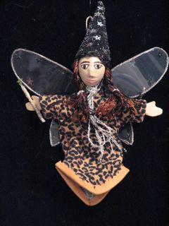 hand made finger puppet, fairy