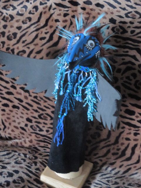 Raven, Puppet, Alaskan Art, Shamanic Art