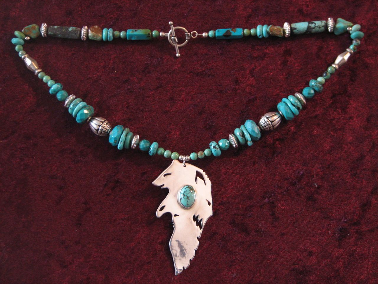 Talismanic Silver Jewelry, Shamanic Art, Alaskan Art, Power Necklace